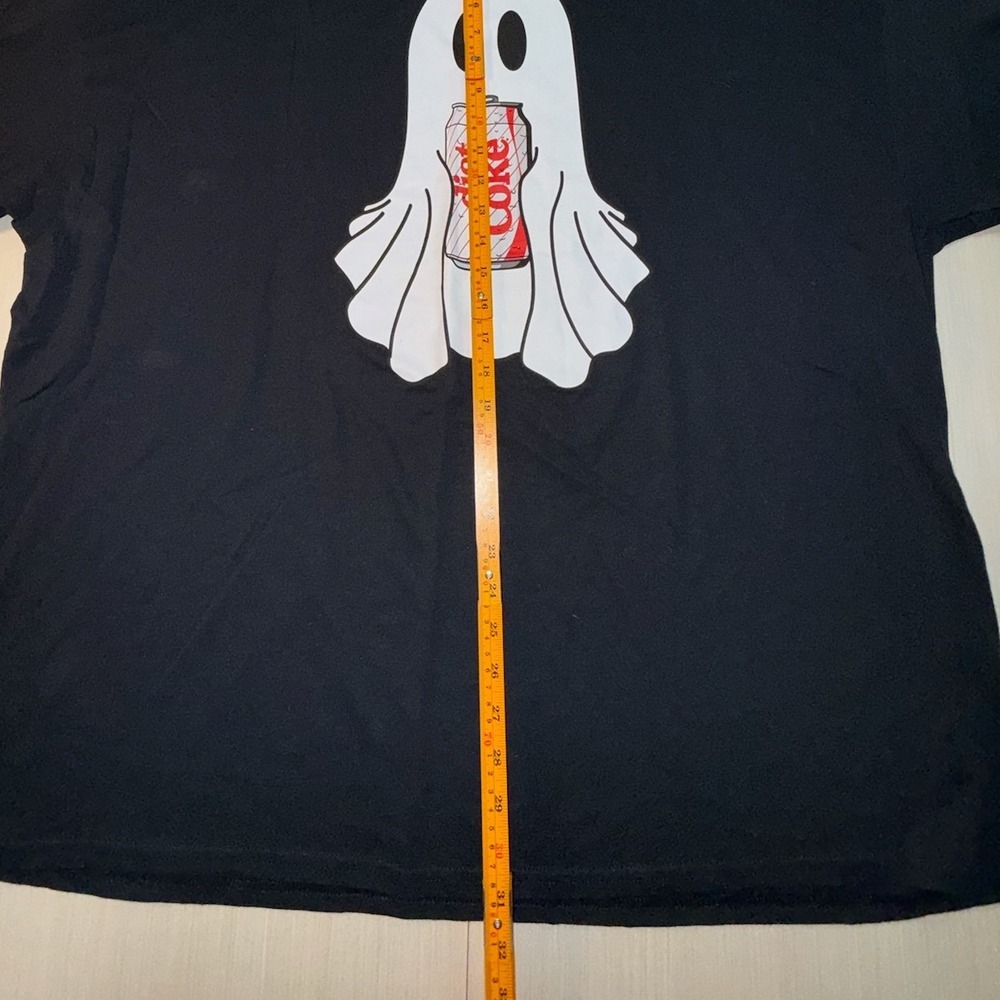 Coca-Cola Diet Coke Ghost Halloween Graphic T-Shirt Mens 3X Black Mad Engine - Picture 6 of 7